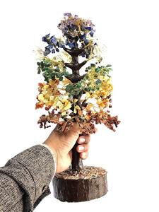 Árbol de Piedras Preciosas Portátil Hecho a Mano al por Mayor, Siete Chakras, 1000 Chips, Reiki, Equilibrio de Chakras, Meditación, Arte, Coleccionable, Mascota - Product Image 3