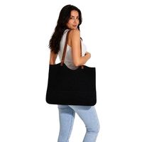 Bolso de Hombro Tejido para Mujer con Correa de Cuero, Bolso Tote Casual Elegante, Bolso de Ganchillo a la Moda, Bolso Tejido para Uso Diario