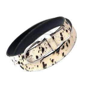 เข็มขัดหนังแท้หนังวัวแท้หรูหราดีไซน์แบบใหม่ - Product Image 2