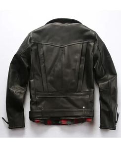 เสื้อแจ็คเก็ตมอเตอร์ไซค์หนังอิตาเลียนลาย Crazy Horse - Product Image 2