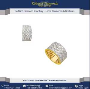 Fournisseur Fournisseur Bague en diamant haute performance pour cérémonies de fiançailles Bague de luxe à un prix abordable - Product Image 3