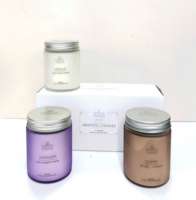 Velas Aromáticas Personalizadas en Vaso de Vidrio, Cera de Palma Natural Colorida, Etiqueta Privada, Ambientador, Decoración del Hogar, Boda, Año Nuevo