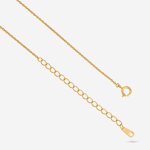 Cadena de Plata 92.5 con Colgante, Estilo Clásico, Bañada en Rodio y Oro, para Regalo, Fiesta de Compromiso, Modelo 191315 con Diseño de Luna Budista - Product Image 5