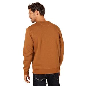 Sweat-shirt surdimensionné en coton éponge français pour homme, inspiré du streetwear, col rond, épaules tombantes, pull uni, coupe décontractée et chaude personnalisée - Product Image 6