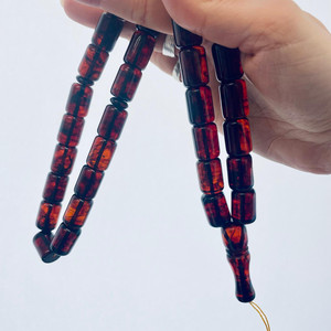 ลูกปัดสวดมนต์สีเหลืองอำพันอิสลามเชอร์รี่ธรรมชาติ Baltic อำพันมิสบาฮา - Product Image 4