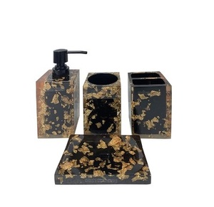 Juegos de baño de cerámica de calidad superior Soporte de resina altamente decorativo Nuevo modelo Top Trending & Hot Selling para el interior del hogar - Product Image 6