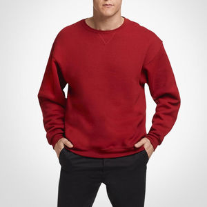 Sweat-shirt à col rond OEM avec logo personnalisé pour hommes, pull-over vierge de sport du fabricant pakistanais, pulls molletonnés unis - Product Image 6