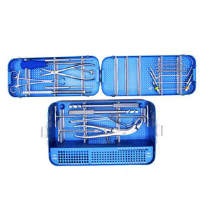 Juego de Instrumentos Básicos Estándar para Cirugía de Fragmentos, Caja de Esterilización, Placas, Instrumentos Ortopédicos, Acero Surgiright, Certificado CE - Product Image 2