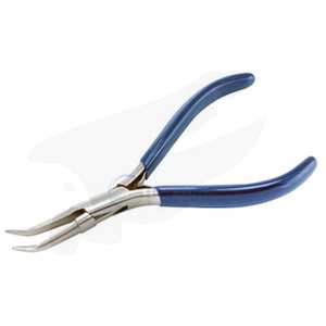 Premium Professional Micro <b>Bent</b> <b>Nose</b> <b>Pliers</b> 130mm Jewelry Making Tools for Beading Wire Wrapping DIY Craft Jewelry Repair - Product Image 2