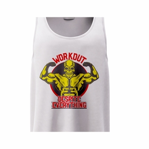 Débardeurs personnalisés en tricot lavé et respirant pour hommes - Style streetwear, vêtements de yoga avec designs personnalisés - Product Image 5