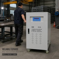 Stabilisateur de tension triphasé 380V haute précision série SBW avec protection contre les défaillances de phase pour équipement industriel