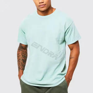 Nouveauté T-shirt de sport pour homme à col rond en tissu respirant uni à manches courtes avec fonction de séchage rapide pour la salle de sport et la remise en forme - Product Image 1