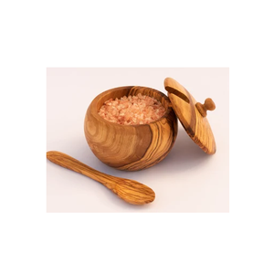 CACIA-macetas de madera para azúcar, bol con tapa y cuchara, al mejor precio - Product Image 1