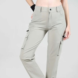 Pantalones Cargo de Invierno para Mujer, de Secado Rápido y Transpirables, con Cierre de Cordón, Color Personalizado, Marca KATBROS INDUSTRY - Product Image 1