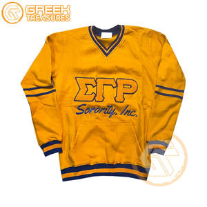 Sudadera bordada de lana de algodón Sigma Gamma Rho personalizada, suéter de alta calidad de hermandad, ropa griega, sudaderas para mujer - Product Image 4