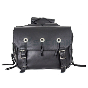 Sac de selle de cheval en cuir à logo personnalisé avec artisanat durable et prix de gros pour les fournitures d'équitation et d'équitation - Product Image 1