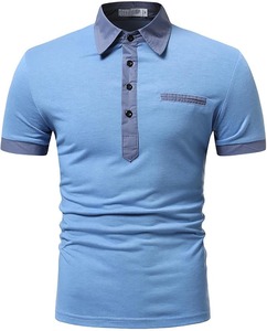 Elegante Camiseta Polo de Tela Premium Transpirable y con Patrón Sólido para Deportes Casuales, Viajes o Ocio, Talla XL - Product Image 2