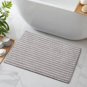 Alfombra de Baño de Microfibra Chenille Gris Melody, Antideslizante, Suave, 50x80 cm - Product Image 4
