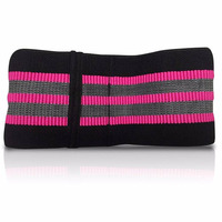 Bandes d'exercice de fitness en tissu polyester unisexe vente en gros de bandes d'étirement de cercle de hanche différents niveaux de résistance bas quantité minimale de commande