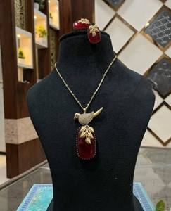 Ensemble de chaînes à maillons plaqué or à la mode Bijoux de mode en laiton élégants pour collier pendentif à usage quotidien pour femmes - Product Image 2