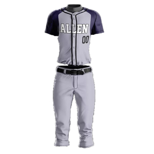 Uniformes de Béisbol Personalizados de Alta Calidad, Conjuntos Completos con Botones, Transferencia Térmica, Unisex para Adultos, Transpirables, de Secado Rápido, Camisetas de Softbol - Product Image 1
