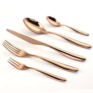 Ensemble de couverts de créateur en acier inoxydable plaqué argent de qualité supérieure avec poignée longue Portable pour enfants - Product Image 5