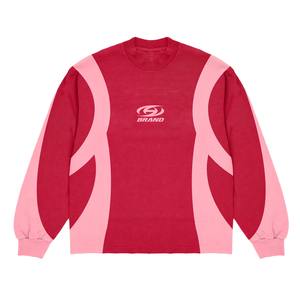 Camiseta de poliéster de punto de estilo callejero para hombre, camisetas de moda de manga larga cómodas de algodón con cuello redondo personalizado y ajuste suave - Product Image 5