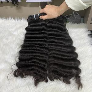 Venta al por mayor pelo crudo Genius trama suelta onda profunda 100% pelo crudo vietnamita vendedores de pelo crudo - Product Image 3