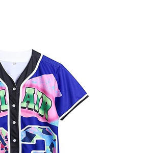 Camisetas de béisbol de poliéster transpirable personalizadas de primera calidad, uniformes deportivos impresos, estilo OEM/ODM, venta al por mayor, pedido a granel disponible - Product Image 4