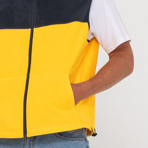 Chaleco informal de lana Polar para hombre 2025, ropa exterior de invierno cálida transpirable de alta calidad, cierre de cremallera, decoración de logotipo, todos los tamaños OEM - Product Image 5