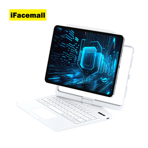 Ốp bàn phím thông minh IFacemall cho <span class=keywords><strong>iPad</strong></span>, giao diện Type-C, 10.2 inch, bảo vệ máy tính bảng với đèn nền, dành cho <span class=keywords><strong>iPad</strong></span> thế hệ <span class=keywords><strong>7</strong></span>, 8, <span class=keywords><strong>9</strong></span> năm 2021 - Product Image 2