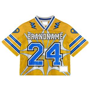 Custom Logo Breathable Team Mesh American Football & Soccer Jerseys Custom Sublimation Kits with French Touch France - Product Image 2