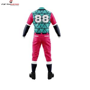 Vente en gros d'uniformes de softball personnalisés avec votre propre conception maillot de baseball de l'équipe pro chemises de baseball pour jeunes pantalons ensemble d'uniformes 2 pièces - Product Image 5