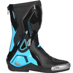 Botas de Motociclista de Cuero Transpirables Unisex Personalizadas, Botas de Carreras de Primera Calidad para Pilotos Profesionales al por Mayor - Product Image 5