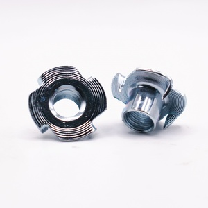 Gran oferta de tuercas M8 T, tuerca de cuatro mordazas estándar ISO niquelada de zinc de alta calidad para muebles de madera - Product Image 3