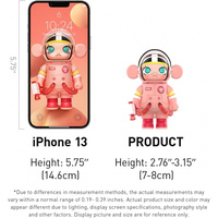 POPMART Mega Space Molly Generasi Ketiga PVC Blind Box Toys 100% Seri Figur Lucu Koleksi Misterius Model