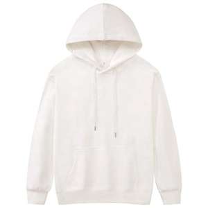 Sweat à capuche en molleton 100% coton de haute qualité pour hommes, broderie de logo personnalisée, design à carreaux surdimensionné, col à capuche pour adultes - Product Image 5