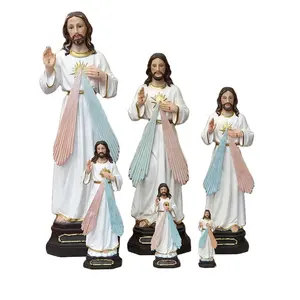 Özelleştirilmiş dini gümrük İsa heykelleri, ev dekorasyon için uygundur katolik reçine Logo avrupa heykel FUJ peri T \ T
