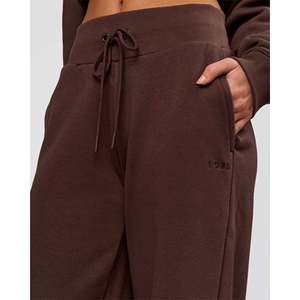 Pantalon de jogging à jambes larges Go-To en couleur chocolat chaud - Product Image 5