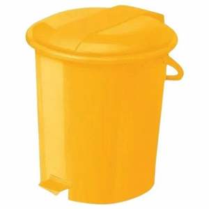 Cubo de Basura de Plástico Azul Liso con Pedal, Capacidad de 5L, Estructura de Pedal para el Hogar, Calidad Premium, Manos Libres - Product Image 6