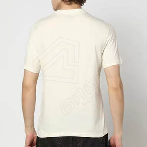 เสื้อยืดกีฬาแขนสั้นผ้าโพลีเอสเตอร์สำหรับผู้ชายฤดูร้อนลายโลโก้เรียบไซส์ใหญ่พิเศษ - Product Image 4