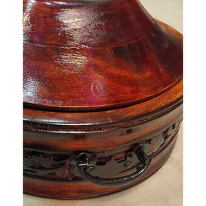 Chauffe-aliments en bois marmite Chapati boîte boîte de riz garde les aliments chauds et frais casserole ustensiles de cuisine pour la maison cuisine Restaurant personnalisé - Product Image 3