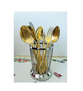 Porte-couverts décoratif de table pour ustensiles de cuisine, design dernier cri, qualité exclusive, support à couverts en métal par Indian Metal World - Product Image 5