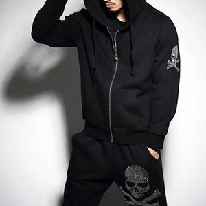 Plus Size Rhinestone Hoodies Uso al aire libre Rhinestone Hoodies Venta al por mayor Rhinestone Hoodies - Product Image 6