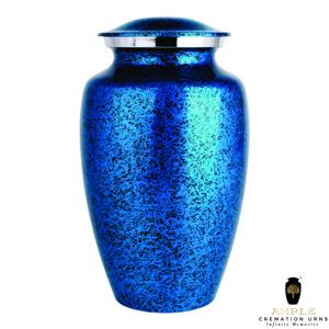 Urna Funeraria Azul Rey, Estilo Americano y Europeo, Ecológica y Duradera, para Cenizas Humanas, de la Mejor Calidad - Product Image 1