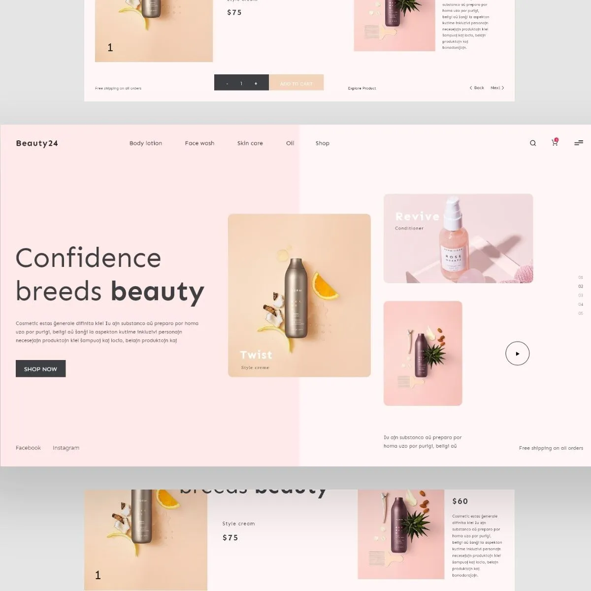 Cosmetics Web Design Web Development | Belanja Desain Situs Web Penjualan Online dan Pemasaran Online