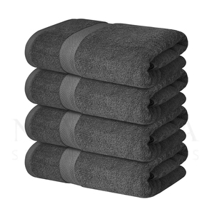 Serviette de Bain Premium à Séchage Rapide, Coton Doux Haute Densité, Absorbante, Qualité Hôtelière, Vente en Gros, Commandes en Gros, Couleur Unie - Product Image 1