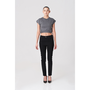 Walgo Jeans skinny noir pour femme - Product Image 4