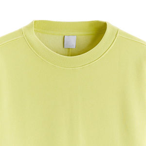 Sudadera con capucha para hombre, sudadera 100% de algodón de gran tamaño con hombros caídos, ropa de calle, sudadera lisa con cuello redondo y costilla de peso pesado para hombre - Product Image 6