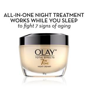 Olay Total Effects 7 en 1 Crema Hidratante Facial Antiedad de Noche con vitamina E, B3 y Pro B5, 1.7 oz - Product Image 4